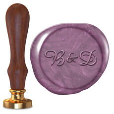 Script Initial Duo Wax Seal Stamp