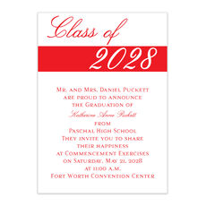 Graduation Banner Invitations