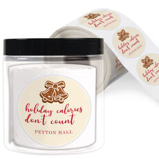 Holiday Calories Round Gift Stickers