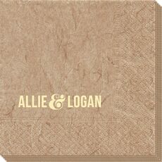 Large Ampersand Bali Napkins