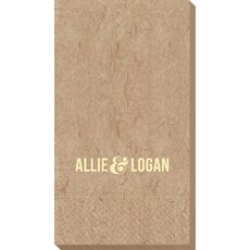 Large Ampersand Bali Guest Towels