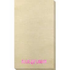 Large Ampersand Bamboo Luxe Guest Towels