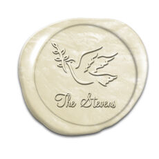 Peace Dove Peel & Stick Wax Seals