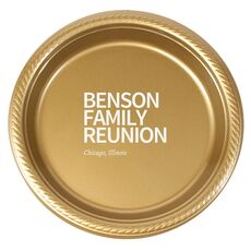 Create Your Own Headline Plastic Plates