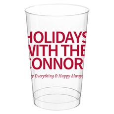 Create Your Own Headline Clear Plastic Cups