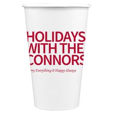 Create Your Own Headline Paper Coffee Cups