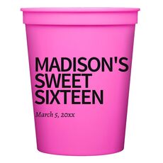 Create Your Own Headline Stadium Cups
