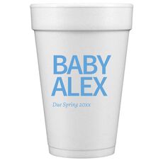 Create Your Own Headline Styrofoam Cups