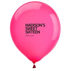 Create Your Own Headline Latex Balloons