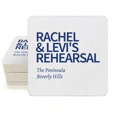 Create Your Own Headline Square Coasters