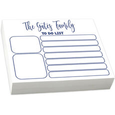 Family To Do Chunky Pad