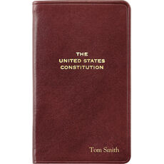 Leather Bound Personalized Constitution