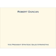 Triple Thick Basic Studio Flat Note Cards - Raised Ink