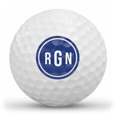 Block Monogram Golf Balls