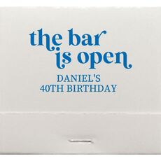 Open Bar 30-Strike Matchbooks