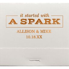 Started with a Spark 30-Strike Matchbooks