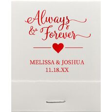 Always & Forever 20-Strike Matchbooks