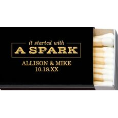 Started with a Spark 20-Strike Matchboxes