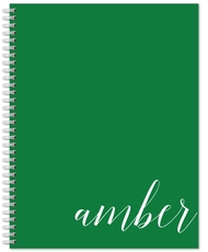 Large Name Spiral Notebook