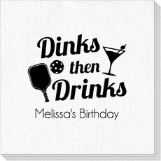 Dinks Then Martini Drinks Deville Napkins