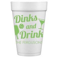 Fun Dinks and Drinks Styrofoam Cups