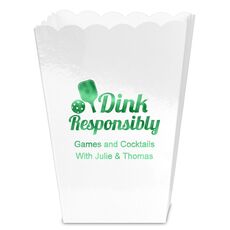 Dink Responsibly Mini Popcorn Boxes