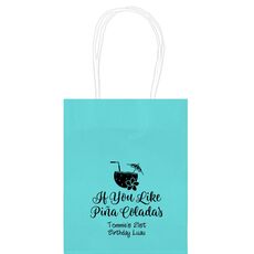 If You Like Pina Coladas Mini Twisted Handled Bags
