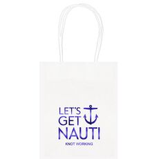 Let's Get Nauti Anchor Mini Twisted Handled Bags