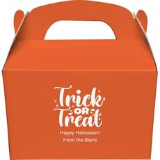Trick or Treat Gable Favor Boxes