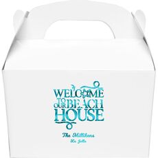 Beach House Gable Favor Boxes