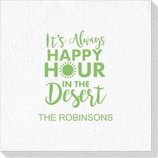 Happy Hour in the Desert Deville Napkins