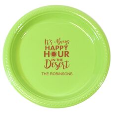 Happy Hour in the Desert Plastic Plates