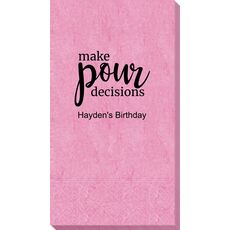 Make Pour Decisions Bali Guest Towels