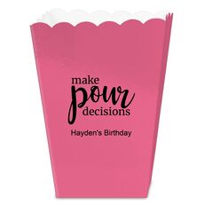 Make Pour Decisions Mini Popcorn Boxes