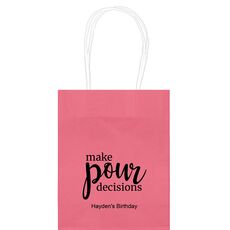 Make Pour Decisions Mini Twisted Handled Bags