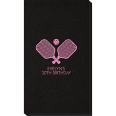 Pickleball Paddles Linen Like Guest Towels