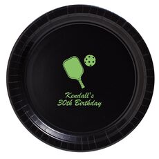 Pickleball Paddle Paper Plates