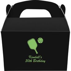 Pickleball Paddle Gable Favor Boxes