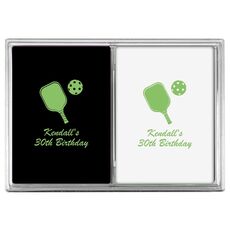 Pickleball Paddle Double Deck Playing Cards