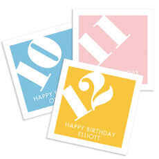 Fun Teen Birthday Napkins