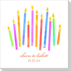 Festive Candles Napkins