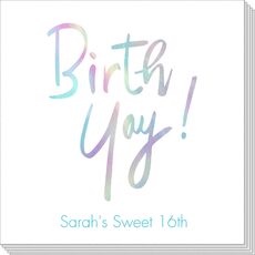 Yay for Birthdays Napkins