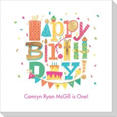 Birthday Festivities Napkins