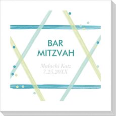 Mitzvah Star of David Napkins