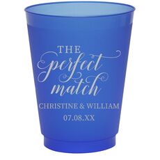 The Perfect Match Colored Shatterproof Cups