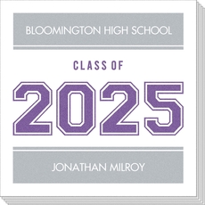 Custom Colors Graduation Napkins