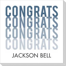Pick Your Color Congrats Beverage Napkins