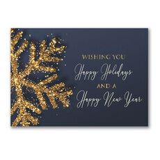 Captivating Snowflake Folded Holiday Cards