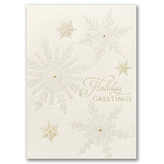 Snowflake Neutrals Holiday Cards