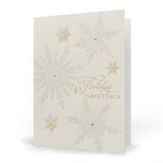 Snowflake Neutrals Holiday Cards